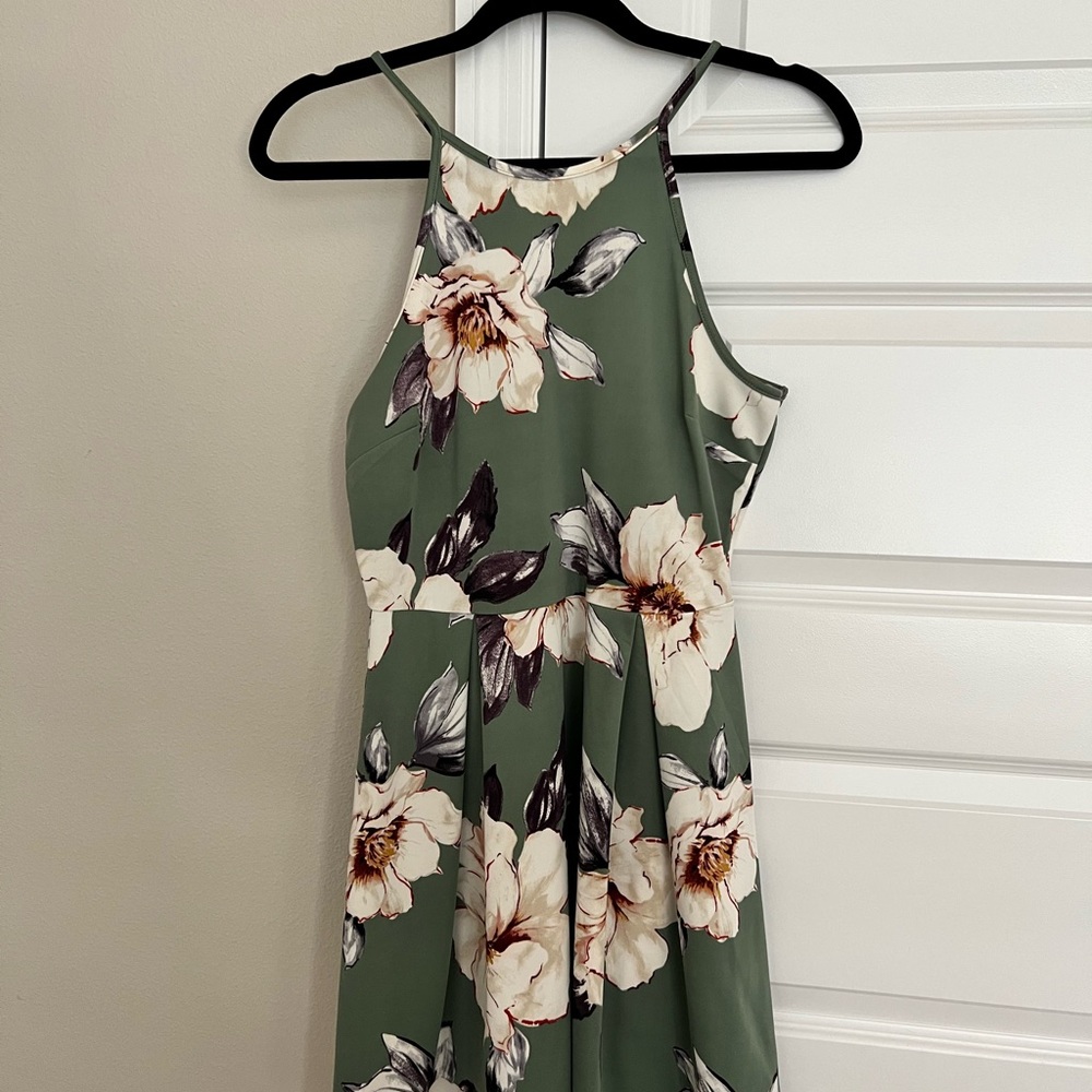 Floral Fit and Flare Dress